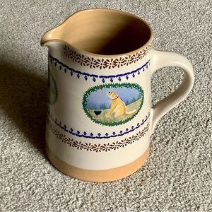 Nicholas Mosse Pottery Ireland Landscapes Dog large 7” pitcher jug